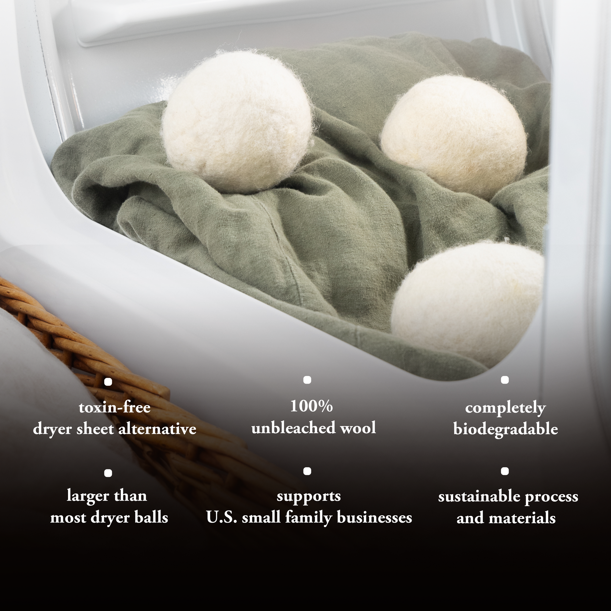 Jumbo Wool Dryer Balls