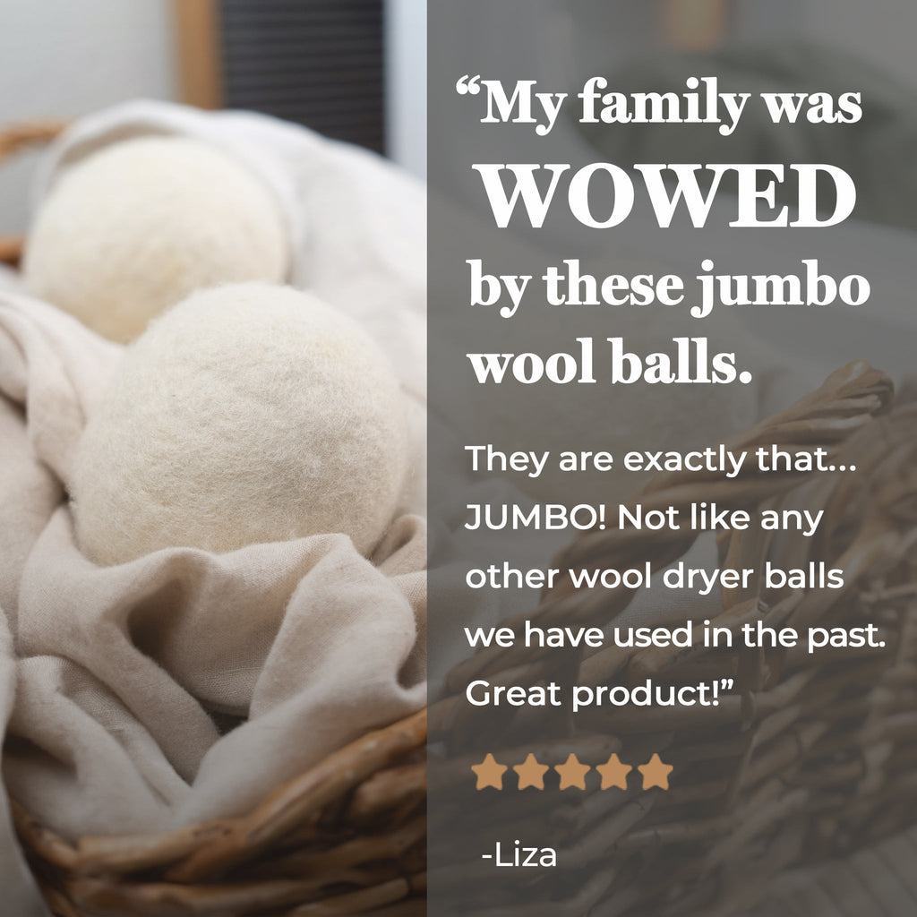 Jumbo Wool Dryer Balls